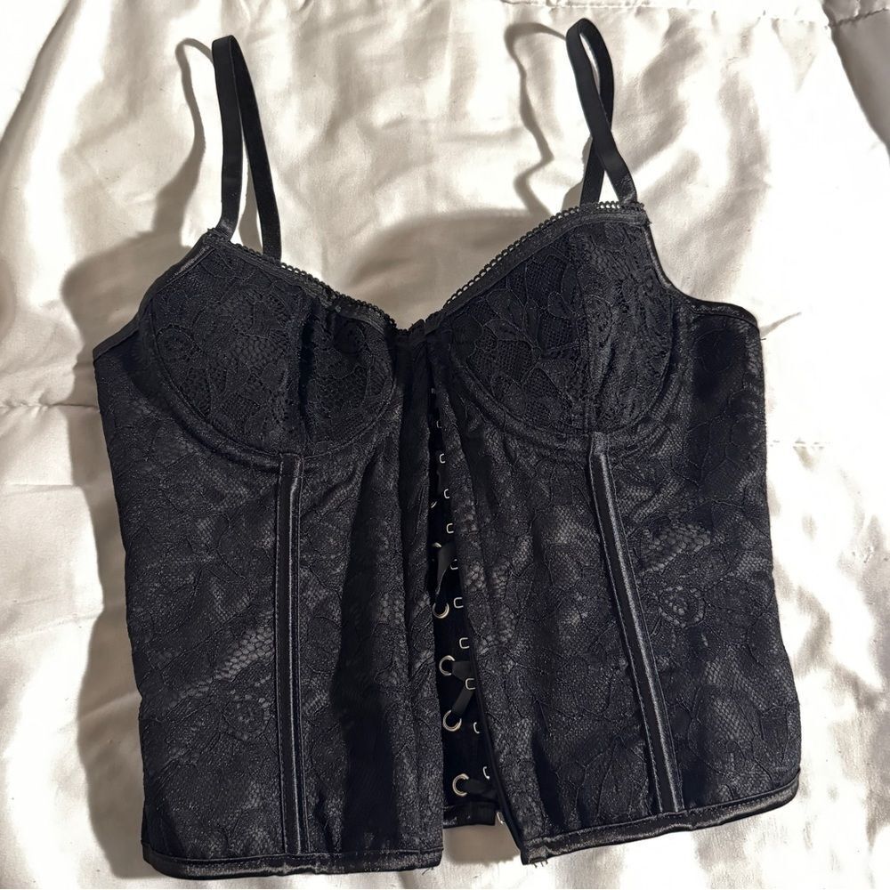 NWT SHEIN Foxxy Women's Lace Sexy Camisole Top color black lace size XS